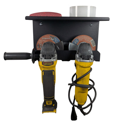 Double Angle Grinder Bracket & Shelf