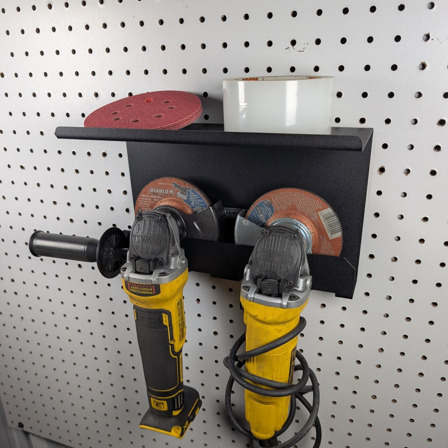 Double Angle Grinder Bracket & Shelf