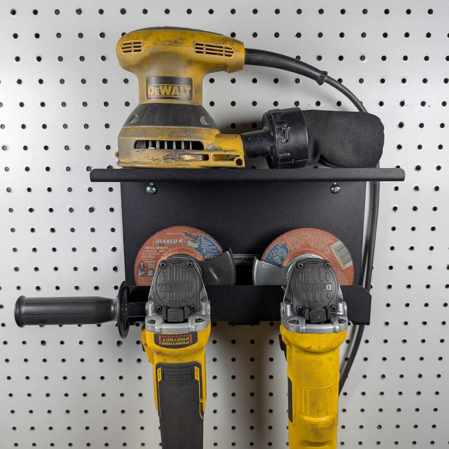 Double Angle Grinder Bracket & Shelf