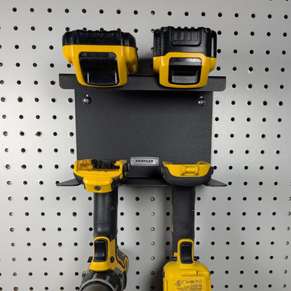 DeWalt 20v Drill & Battery Shelf, 2-Drill