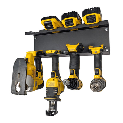 DeWalt 20v Drill & Battery Shelf, 4-Drill